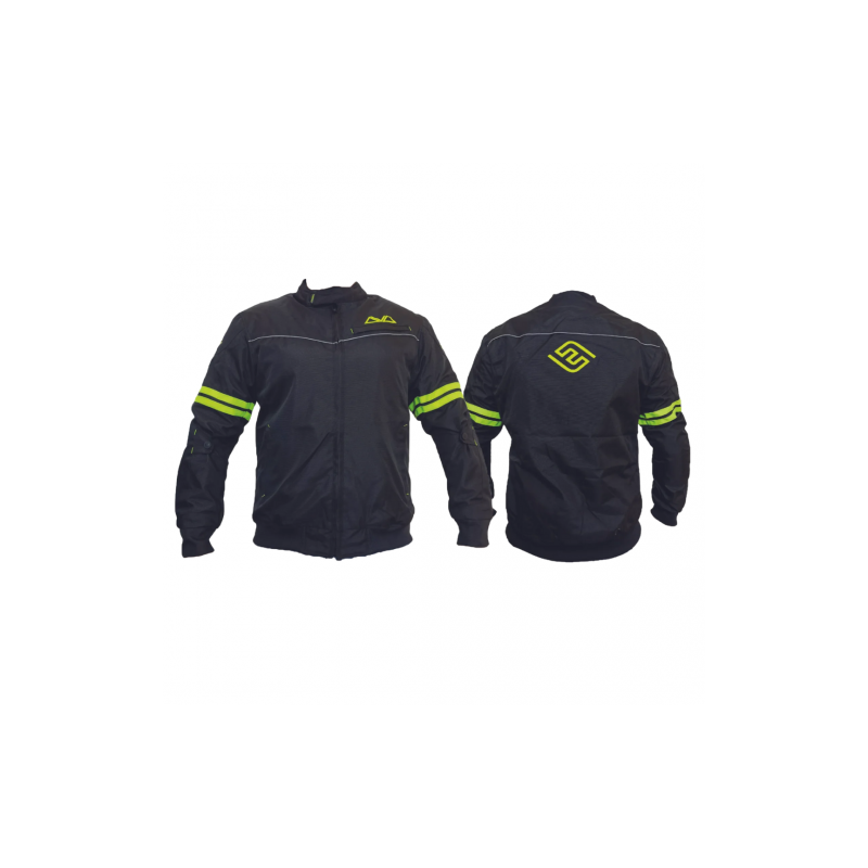 Chamarra Fassed Ava II Negro Amarillo