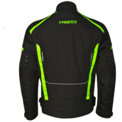 Chamarra Textil FASEED Sportage FJK-101 Negro Neon
