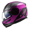 LS2 Scope Axis Negro Rosa FF902