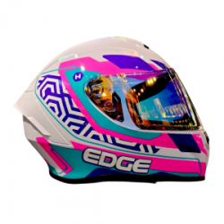 Casco Edge Frankie Hexa Rosa