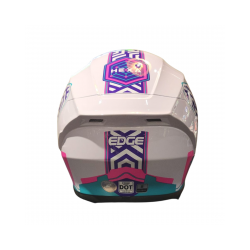 Casco Edge Frankie Hexa Rosa