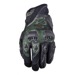 Guantes Five Urban Stunt Evo Replica Army Negro Verde
