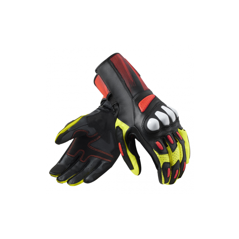 Guantes Revit Metis 2 Black Neon Yellow